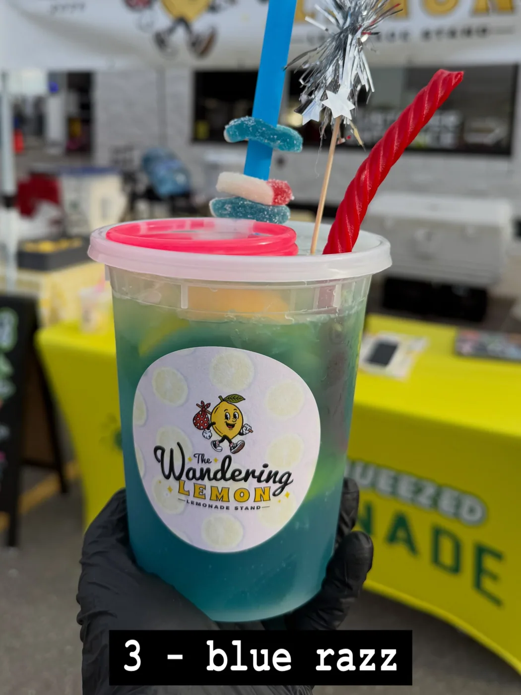 Blue raspberry lemonade